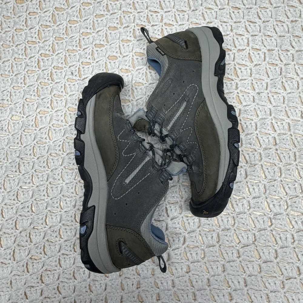 KEEN Dry Shoes Women Size 8,5 Gray Blue Waterproof Hiking 1006160